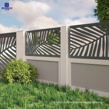 Laser Cut Decorative Outdoor Metal Sheet Garden Fence